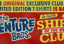 Venture Bros. Shirt Club Returns!