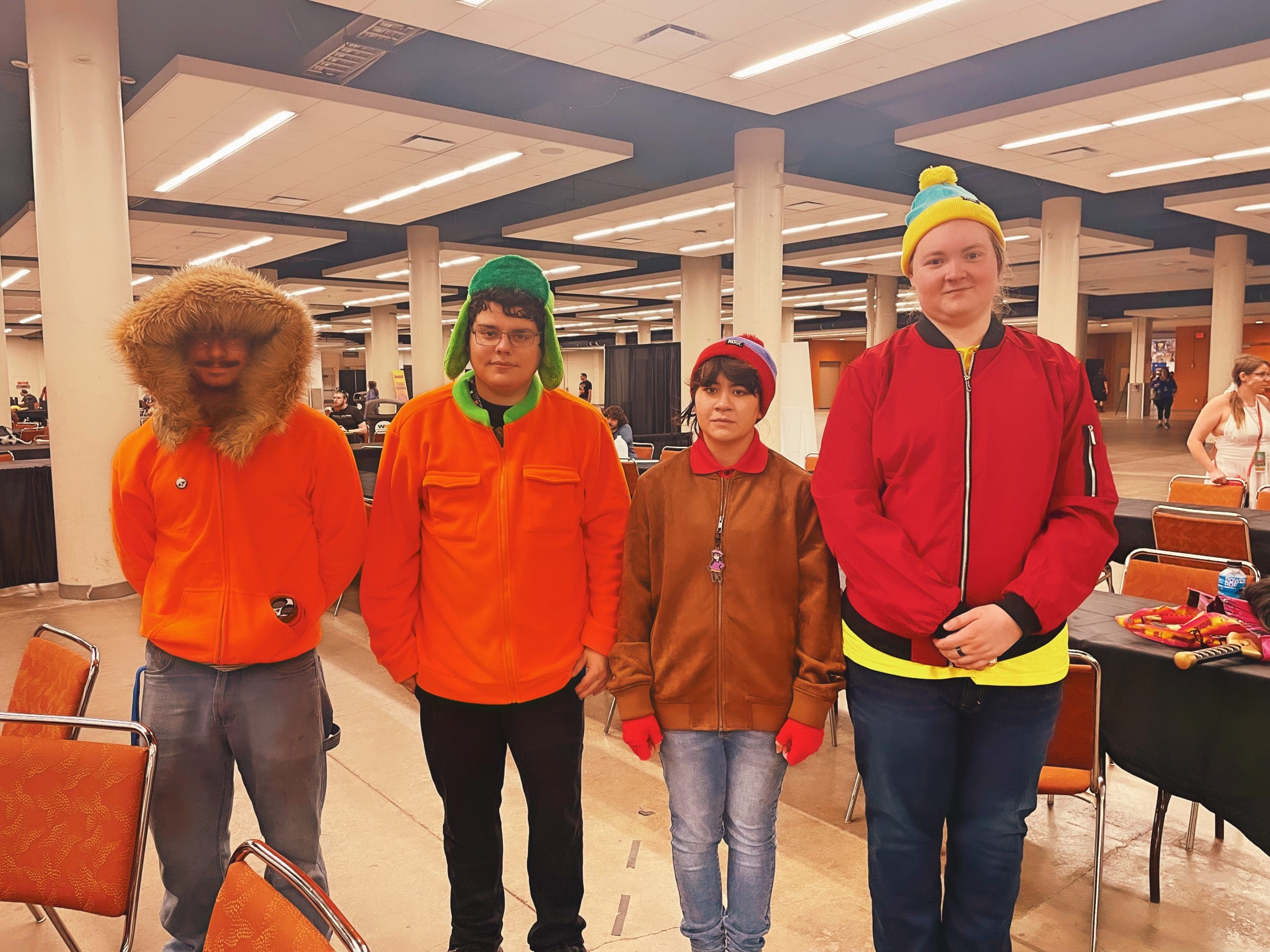 Kenny, Kyle, Stan and Cartman from South Park