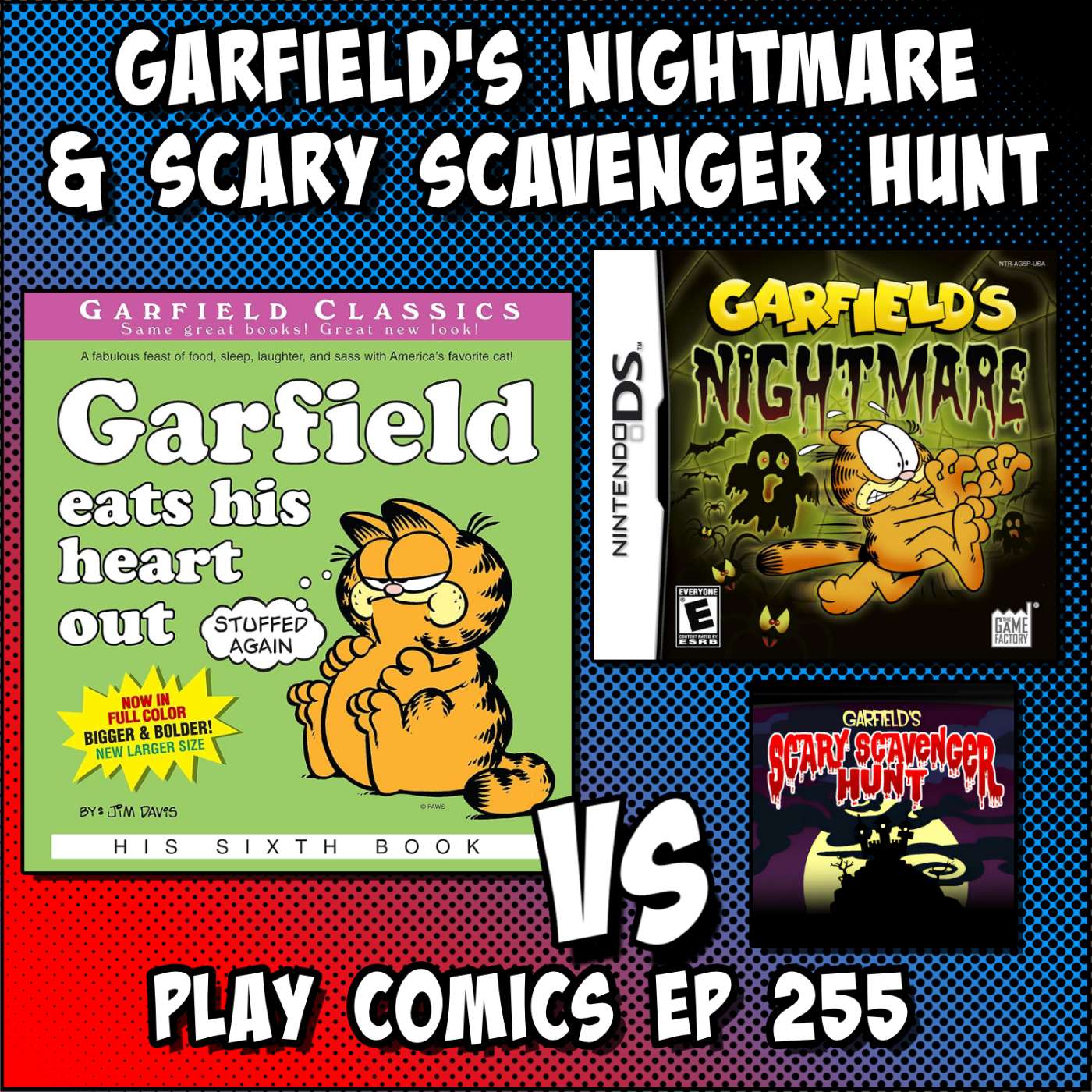 Play Comics: Garfield’s Nightmare & Scary Scavenger Hunt With Dee Parson (Supr Dee)