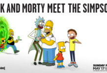 The Simpsons, Rick and Morty Crossover For Couch Gag