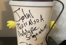 The Case for NECA to Break Out Adult Swim Figures Palisades Master Shake Shake Signal prototype signed by Dana Snyder
