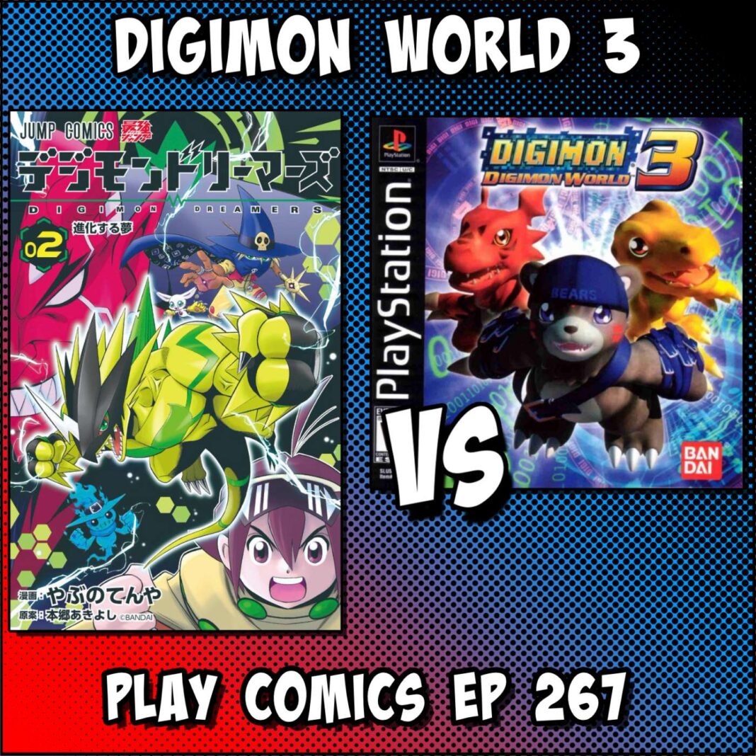 Play Comics: Digimon World 3 with Chels Eichholz (The Q Division, Across the Whoniverse)